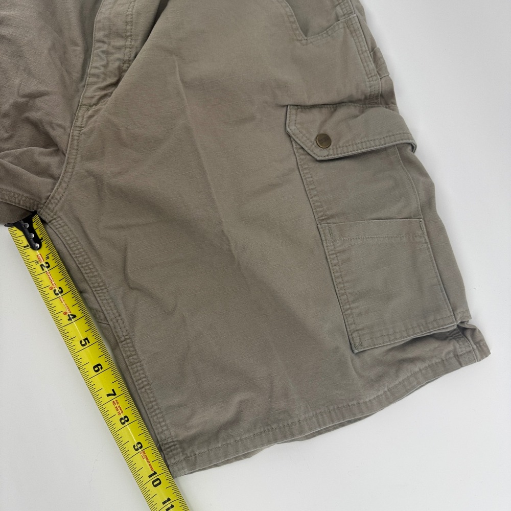 Carhartt Mens Relaxed Fit Ripstop Cargo Shorts Desert Tan B357 DES Size 42 - Picture 7 of 7